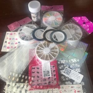 Assorted 100s Of Nail Art Decal Design